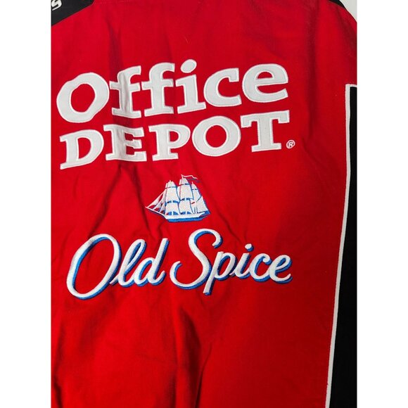 Tony Stewart NASCAR Winners Circle Jacket Men's M Office Depot Old Spice - Picture 4 of 9